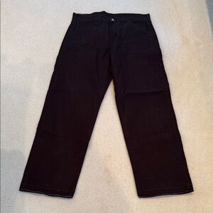 Men’s Levi’s Strauss & Co Workwear Fit Black Cargo Pants 98% Cotton